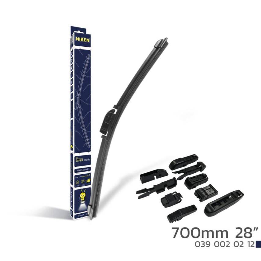 Niken 700 Mm 9 Aparatlı Banana Tip Silecek Muz - 1