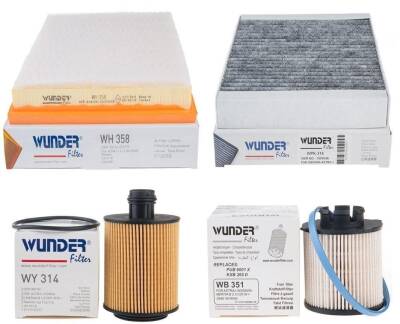 Opel Astra J 1.3 Dizel Periyodik Bakım Filtre Seti - WUNDER