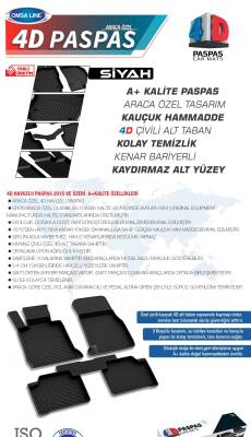 Opel Astra J 4D Havuzlu Paspas Omsa - 3