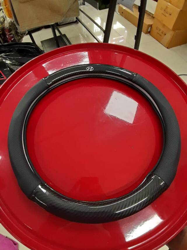 Özel Tasarım İthal M Direksiyon Kılıfı Hyundai Kırmızı - 6