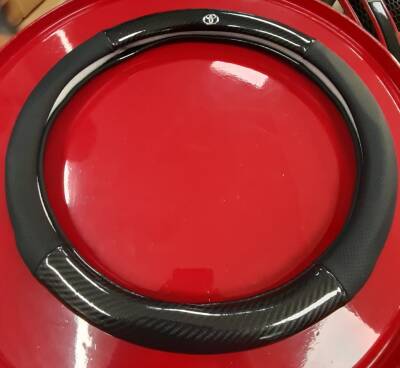 Özel Tasarım İthal M Direksiyon Kılıfı Toyota Siyah - 1