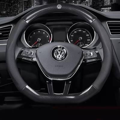 Özel Tasarım İthal M Direksiyon Kılıfı Wv Siyah - 2