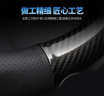 Özel Tasarım İthal M Direksiyon Kılıfı Wv Siyah - 3