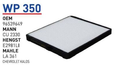 Polen Filtresi Kalos Aveo Wp350 Wunder - 2