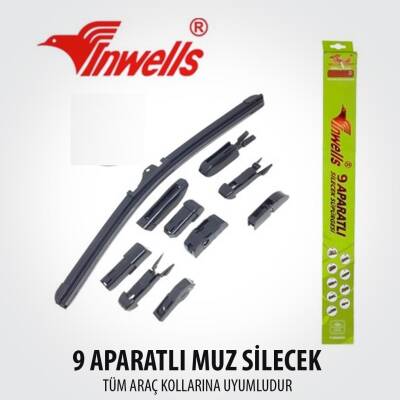 Silecek 9 Aparatlı 530 Mm Muz Tip Inwells - İNA