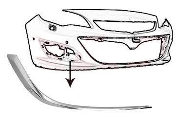 Sis Kapak Krom Nikelajı Astra J Sağ Taraf - YERLİ
