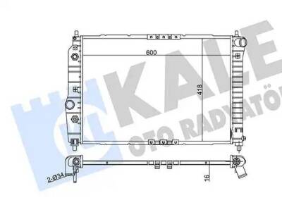 Su Radyatörü Aveo Kalos (600X418) Kale Otomatik - KALE