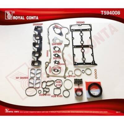 Takım Conta 1.3 Opel Astra Aveo Corsa Fiat Grubu Royal Cortego - İTHAL