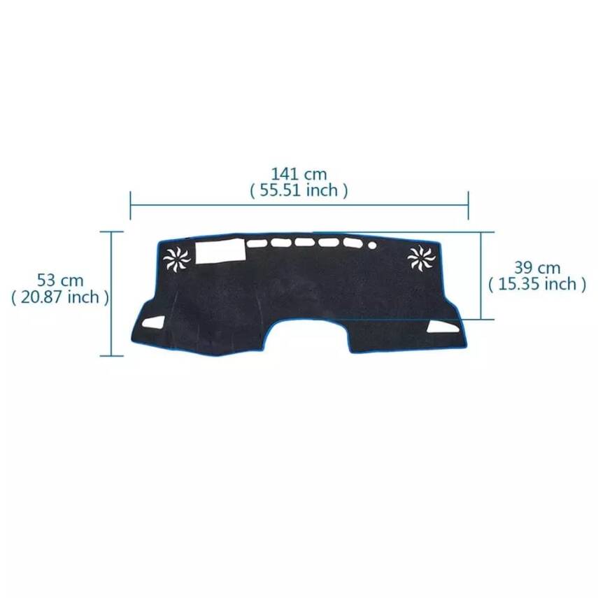 Torpido Üstü Örtü Corolla 2019- İthal Malzeme Siyah - 3