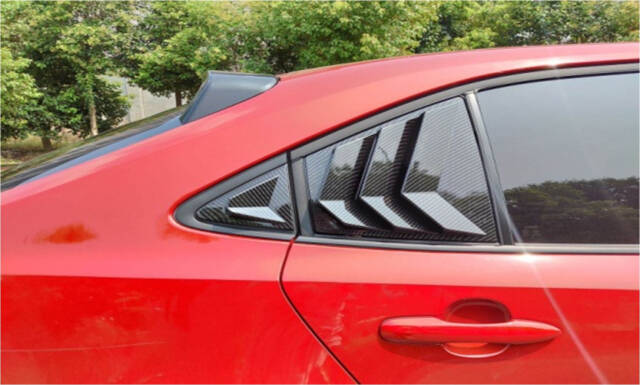 Toyota Corolla 2019 Arka Kelebek Cam Kaplama Spoiler 7D Karbon - 5