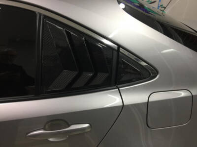 Toyota Corolla 2019 Arka Kelebek Cam Kaplama Spoiler 7D Karbon - 6