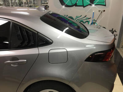 Toyota Corolla 2019 Arka Kelebek Cam Kaplama Spoiler - 2