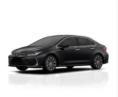 Toyota Corolla 2019 Sonrası Cam Altı Krom S Dizayn - 2