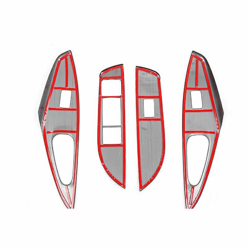 Toyota Corolla 2019 Sonrası E210 Kasa İç Kapı Kol Dayama Cam Düğme Kaplama - 4