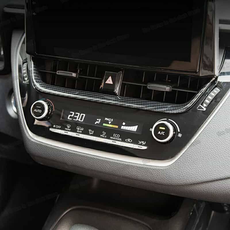 Toyota Corolla 2019 Sonrası E210 Kasa Teyp Altı Kaplama Karbon Renk - 3