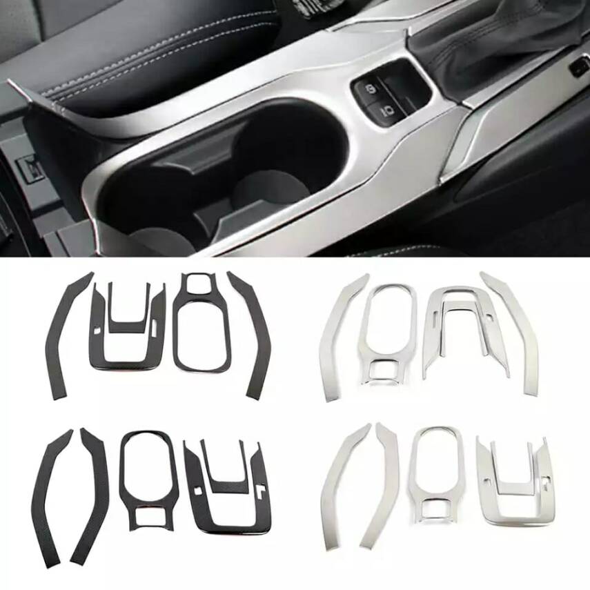 Toyota Corolla 2019 Sonrası E210 Kasa Vites Etrafı Kaplama Set Siyah - 6