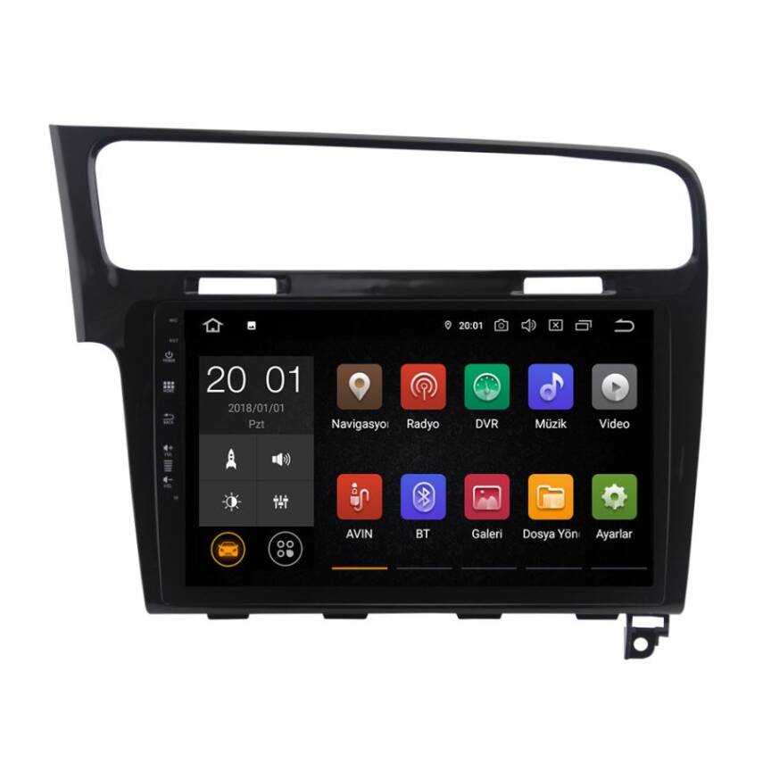 Vw Golf 7 10.1 4/64 Piano Balck Multimedya Navimex - 1