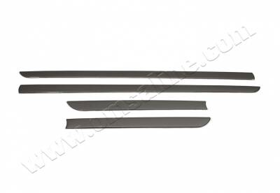 Yan Kapı Çıtası Üniversal 4 Prc Çelik Siyah Krom - OMSA