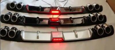 Yeni Model Ledli Çakarlı Difüzör Gri - UMT AUTO PARTS